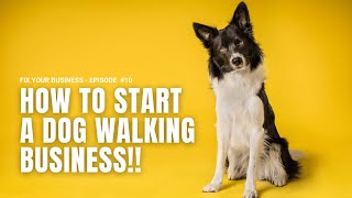 How to Start a Dog Walking Business: a Step-by-Step Guide - Episode 10