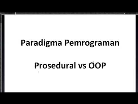Paradigma pemrograman Prosedural vs OOP part 1