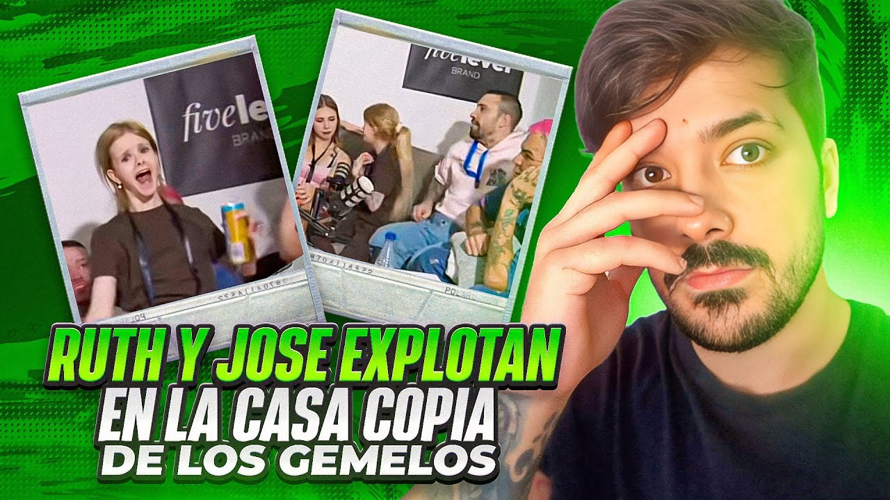 RUTH Y JOSE EXPLOTAN dentro de LA COPIA de LA CASA DE LOS GEMELOS