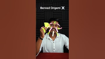 Banned Origami ☠️ #shorts