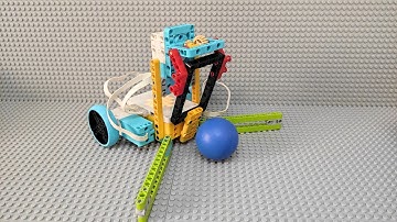 Spike Prime Soccer Robot With Shooting Arm With Building Instructions