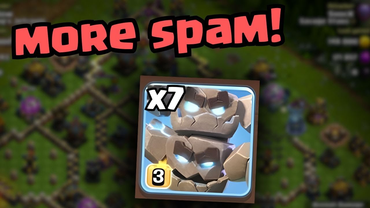 I'm sick of trying hard in Legend League so more spam!