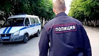 Полицейский нарушает ПДД (Смоленск, ул. Ленина, 20.07.2019)