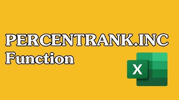 How to Use the PERCENTRANK.INC Function in Excel