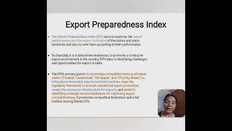 Export Preparedness Index by #Niti Aayog