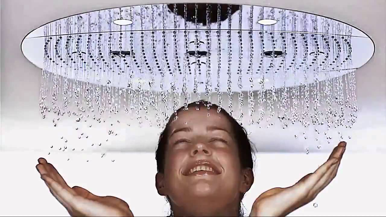 Душевые панели и системы от Hansgrohe - Raindance - YouTube