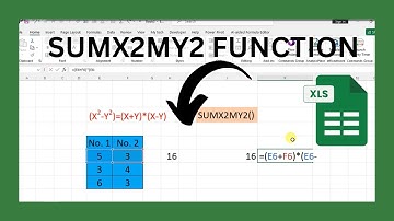 How To Use Sumx2My2 Function In Excel Sheet