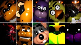 Lego Five Nights at Freddy's - All jumpscare (No Delay)