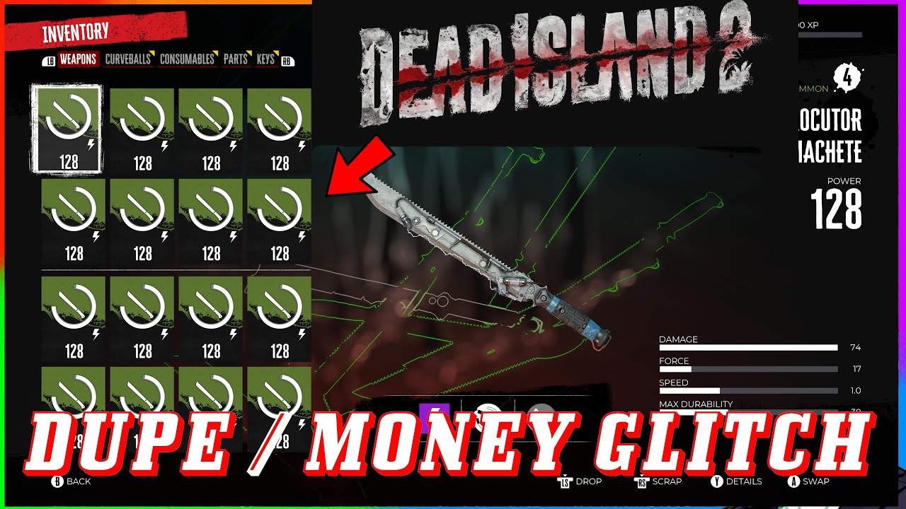 *NEW* EASY DEAD ISLAND 2 WEAPON DUPLICATION GLITCH (MONEY FARM GLITCH