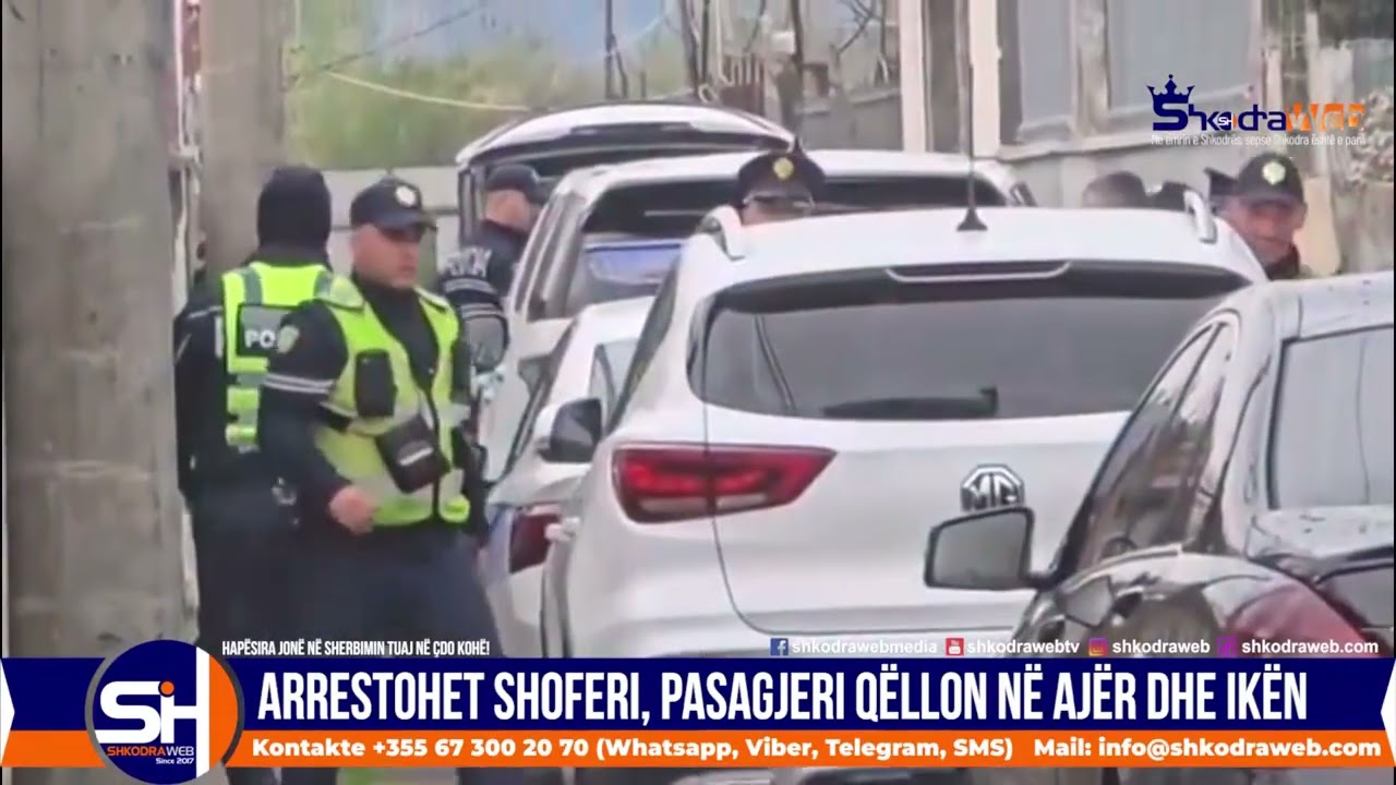 ShkodraWeb | Arrestohet shoferi, tentoi ti shmanget kontrollit të policisë, pasagjeri qëllon me armë