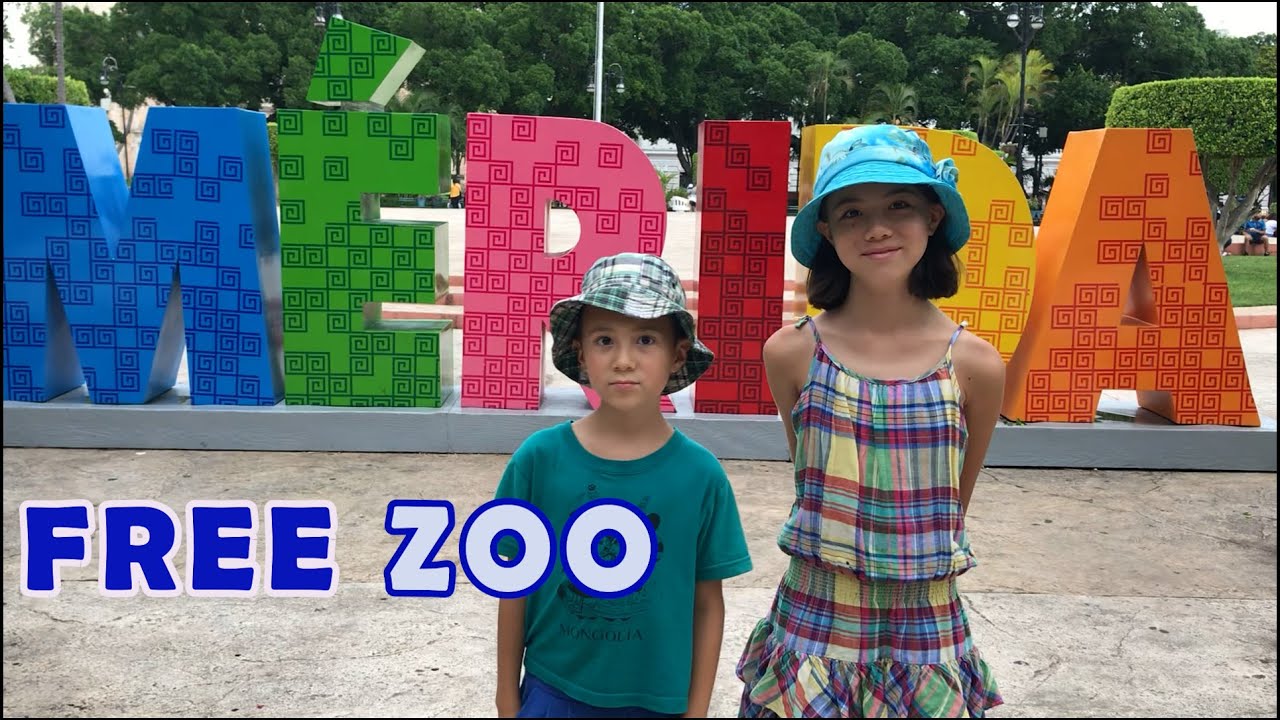 Parque Zoológico del Centenario - free zoo for everyone in Mérida, Yucatán, Mexico.