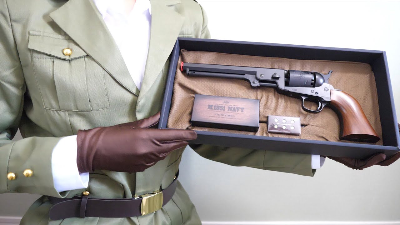 *ASMR*キノの旅パースエイダー カノンM1851 NAVYリボルバー銃 M1851 Sound*囁き声*