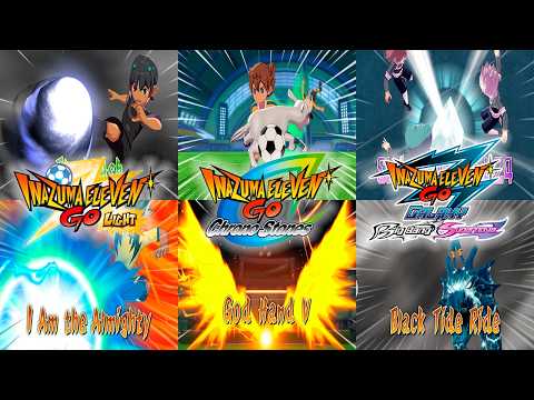 All Special Moves in Inazuma Eleven Victory Road (GO-Chrono stone-Galaxy)