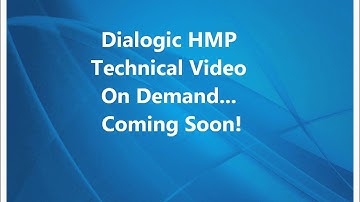 Dialogic HMP Tech Video On Demand