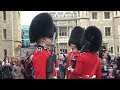 Grenadier Guards Changing the Guard Grenadier Garde Wachablösung Tower von London Coldstream Guards