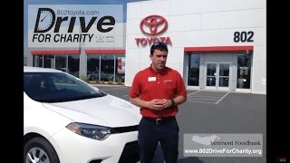 802Cars.com Drive For Charity - Walk Around Demo of a New Toyota Corolla!