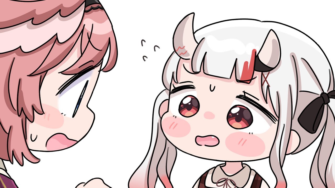 Ayame struggles to invite Lui for hanging out[Animated Hololive/Eng sub]