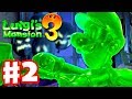 Luigi's Mansion 3 - Gameplay Walkthrough Part 2 - Gooigi! Chambrea Maid Boss Fight (Nintendo Switch)