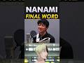 Nanami VA Kenjirou Tsuda Final Word #jujutsukaisen #jjk #nanami