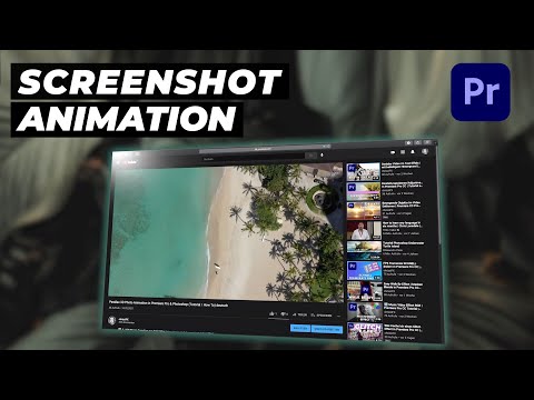 Animation eines Screenshots in Adobe Premiere Pro CC (Tutorial/How to)