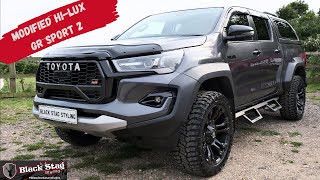Modified 2025 Toyota Hi-Lux Gr Sport 2 - Big 20 Alloy Wheels And Tyres - Truckman Canopy