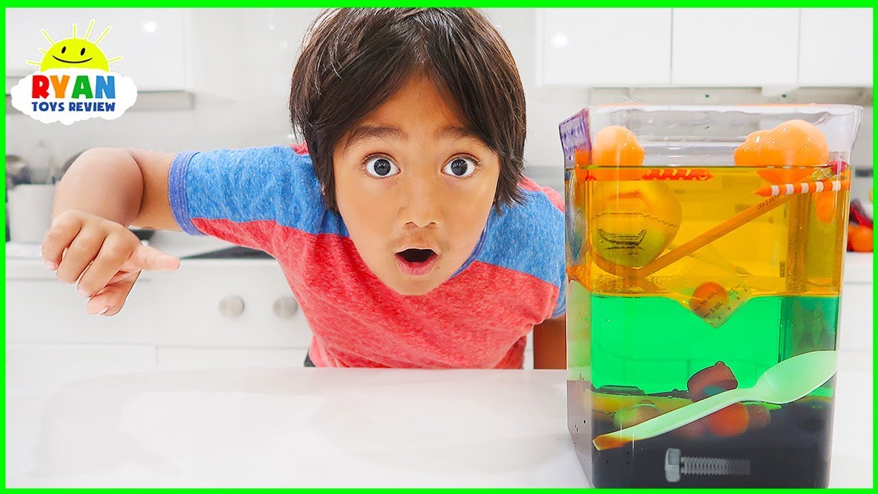 Sink or Float Density Tower Science Experiments for Kids!!! - YouTube