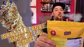 Nouvelle ONCE REINE de la SQDC Early Lemon Berry NUGZ 27% THC !! Weed test review Cannabis Once Oz