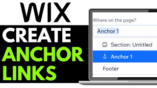 How to Create Anchor Links in Wix 2025 (Detailed Guide)