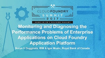 Monitoring and Diagnosing the Performance Problems of Enterprise Applications