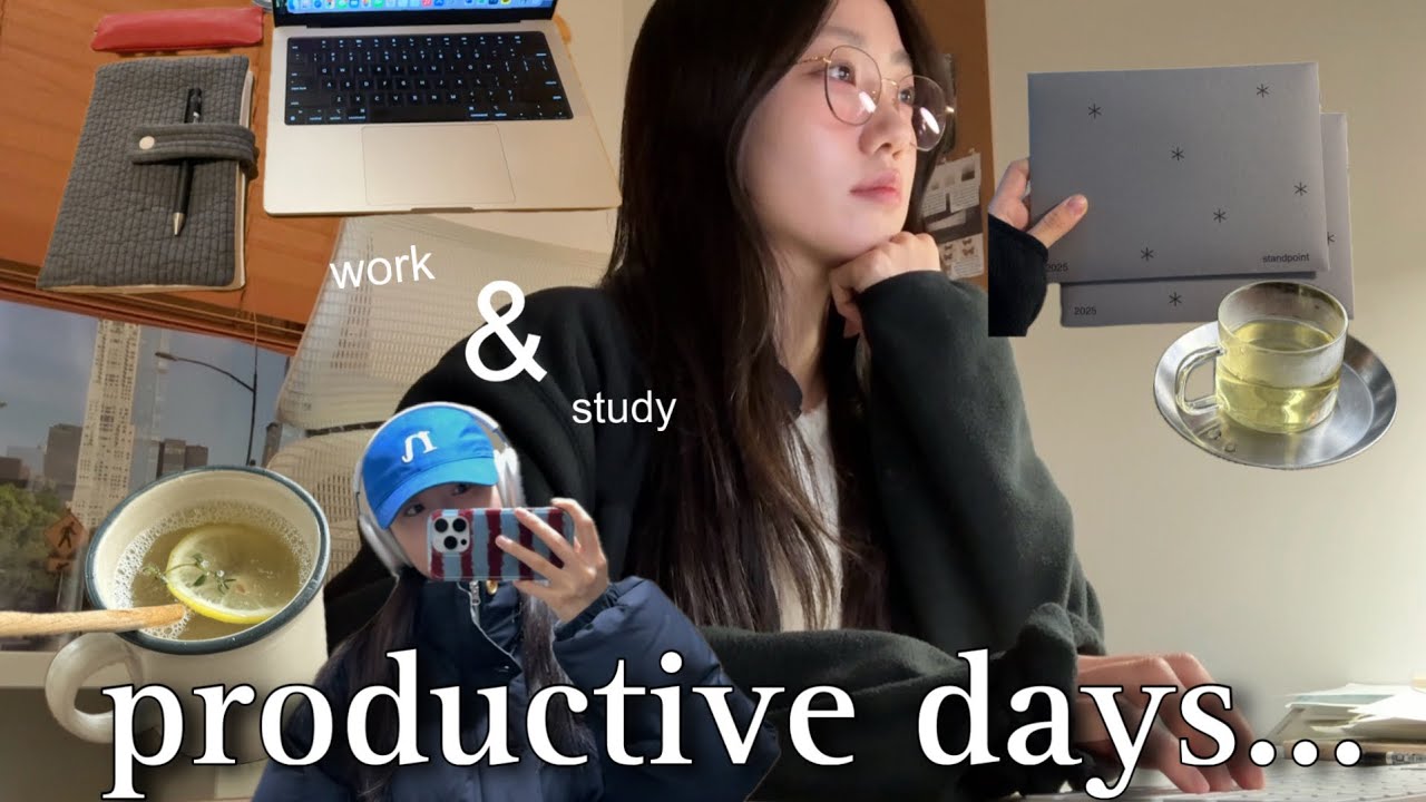 주말은 없다...공부&일 병행하는 갓생 일주일 브이로그 🦉