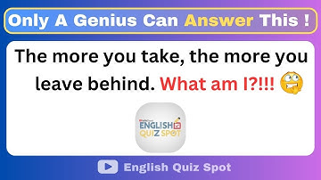 ONLY A GENIUS CAN ANSWER THESE 10 TRICKY RIDDLES | Riddles Quiz - Part 1