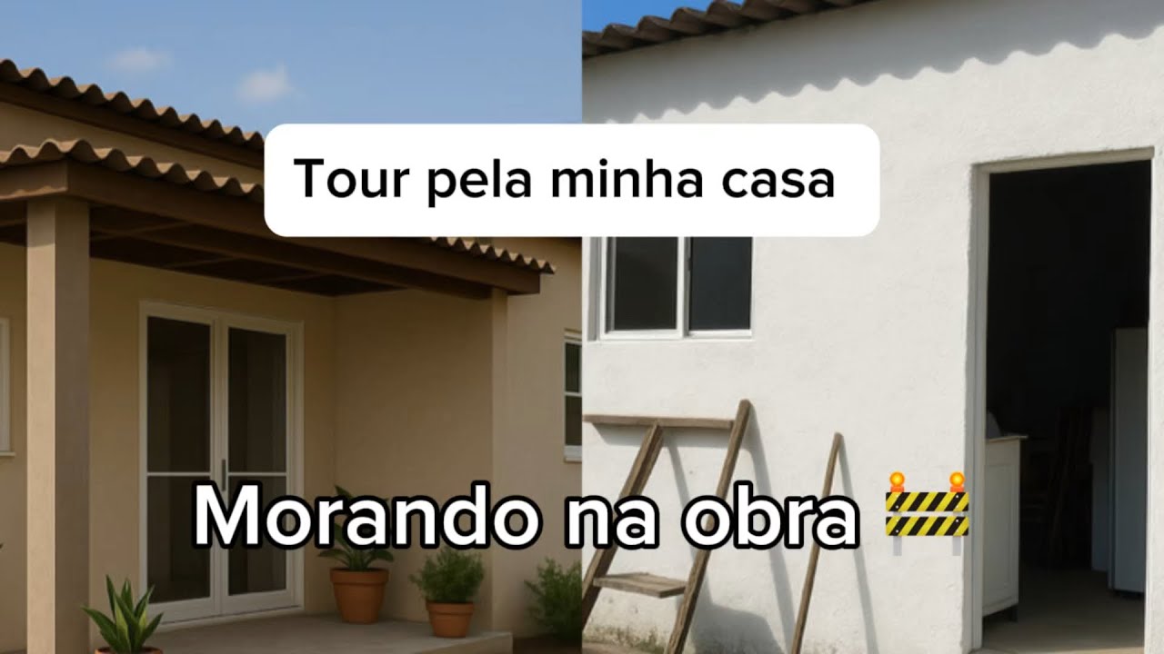 Tour pela minha casa em obra — ainda não está pronta, mas já é meu lar ❤️