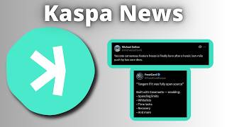 Kaspa News: Hard Fork Updates AI Agents &amp; More!