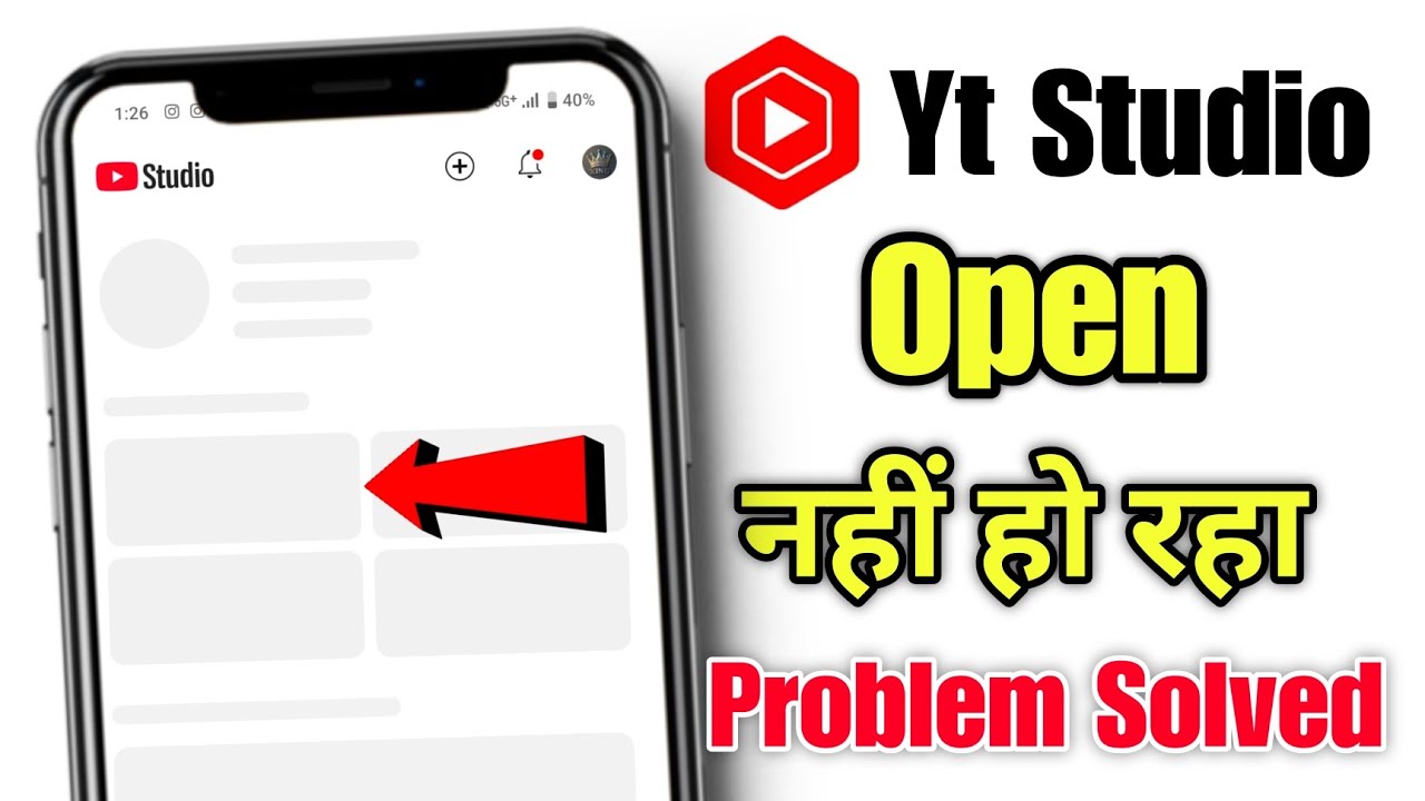 Yt studio something went wrong problem today | Yt studio not working ...
