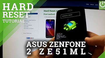 Hard Reset ASUS Zenfone 2 ZE551ML - remove password and pattern lock