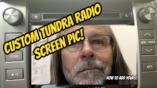 How To Upload a Tundra Radio Screen Image