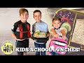 KIDS SCHOOL LUNCH IDEAS | KIDS PACK AND MAKE THEIR OWN LUNCHES | PHILLIPS FamBam Vlogs