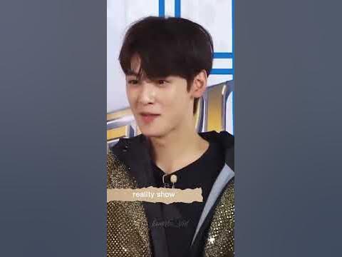Cha Eun Woo was poured by water, still keep smilling. 😁 #chaeunwoo # ...