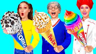 Reto De Cocina Yo vs Abuela | Ideas Locas Para Cocinar de KaZaZa Challenge