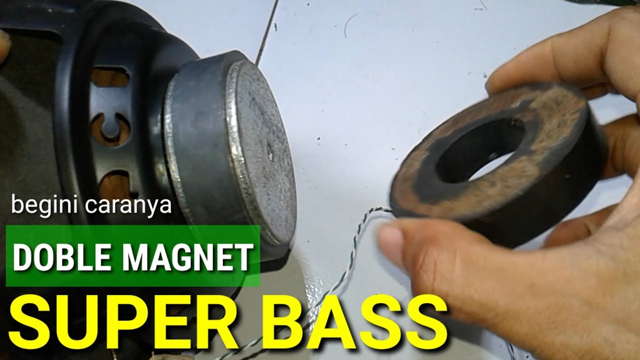 super bass doble magnet speker