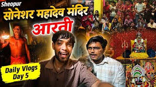 Soneshwar Mahadev Mandir Aarti | First Sawan Ka Somwar | Mahadev Sringar | Abhay Vaishnav Vlog 