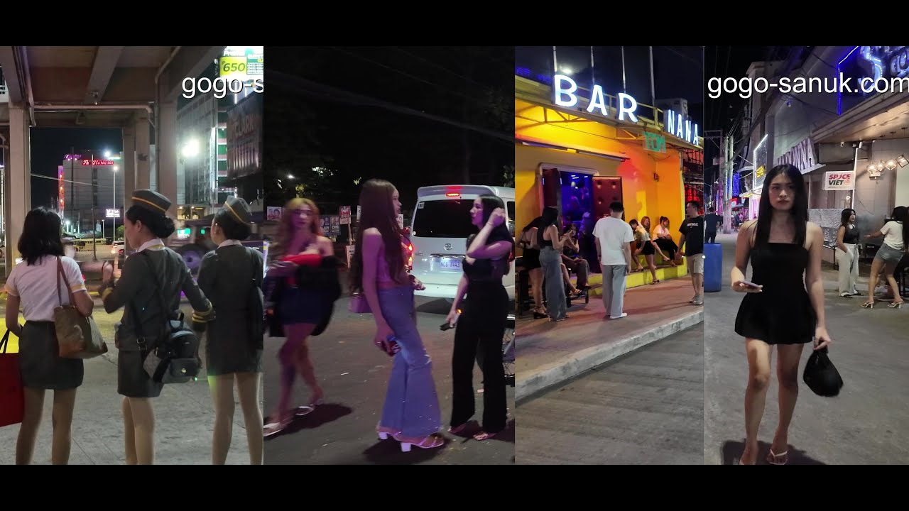 Angeles Red Street Night & Late Night Walk Compilation 🌙 | 2025 Angeles City 🇵🇭