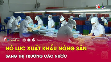 Nỗ lực xuất khẩu nông sản sang thị trường các nước