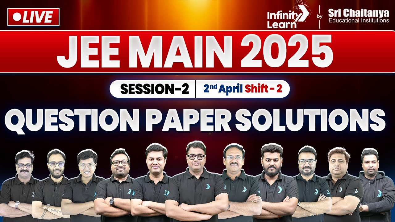 🔴JEE Mains 2nd April Shift 2 Paper Analysis | JEE Main 2025 Question ...