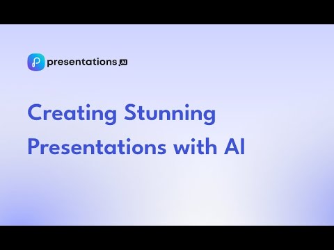 Creating stunning Presentations and Slides using AI