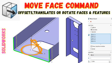 Move Face Command in Solidworks || Solid Modelling || CAD/CAM Tutorial || COGNITION