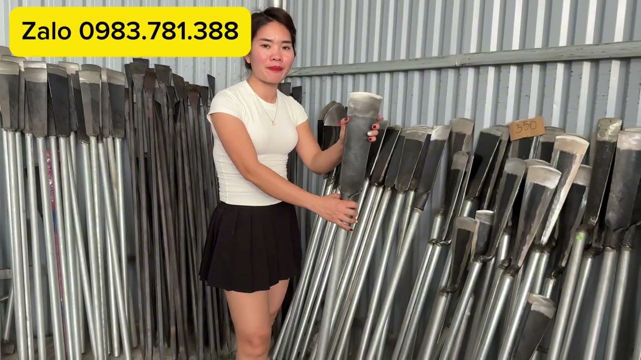 Thanh lý xả rẻ toàn bộ lô dầm đánh cây , cuốc , xẻng … hàng thép nhíp giá chỉ từ 20k 