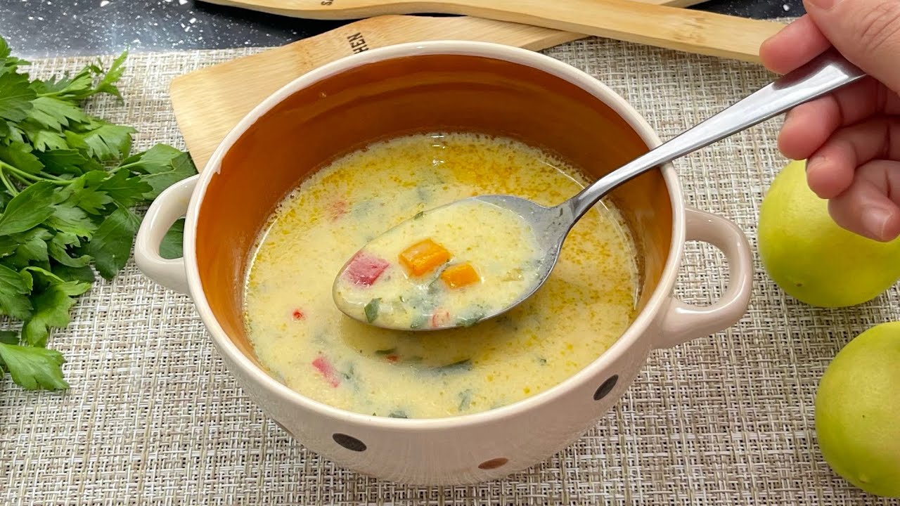 🥣Receta për Supë  të Shijshme dhe të Shëndetshme, Pa Mish.🤤 E gjithë familja e shijoi.👌