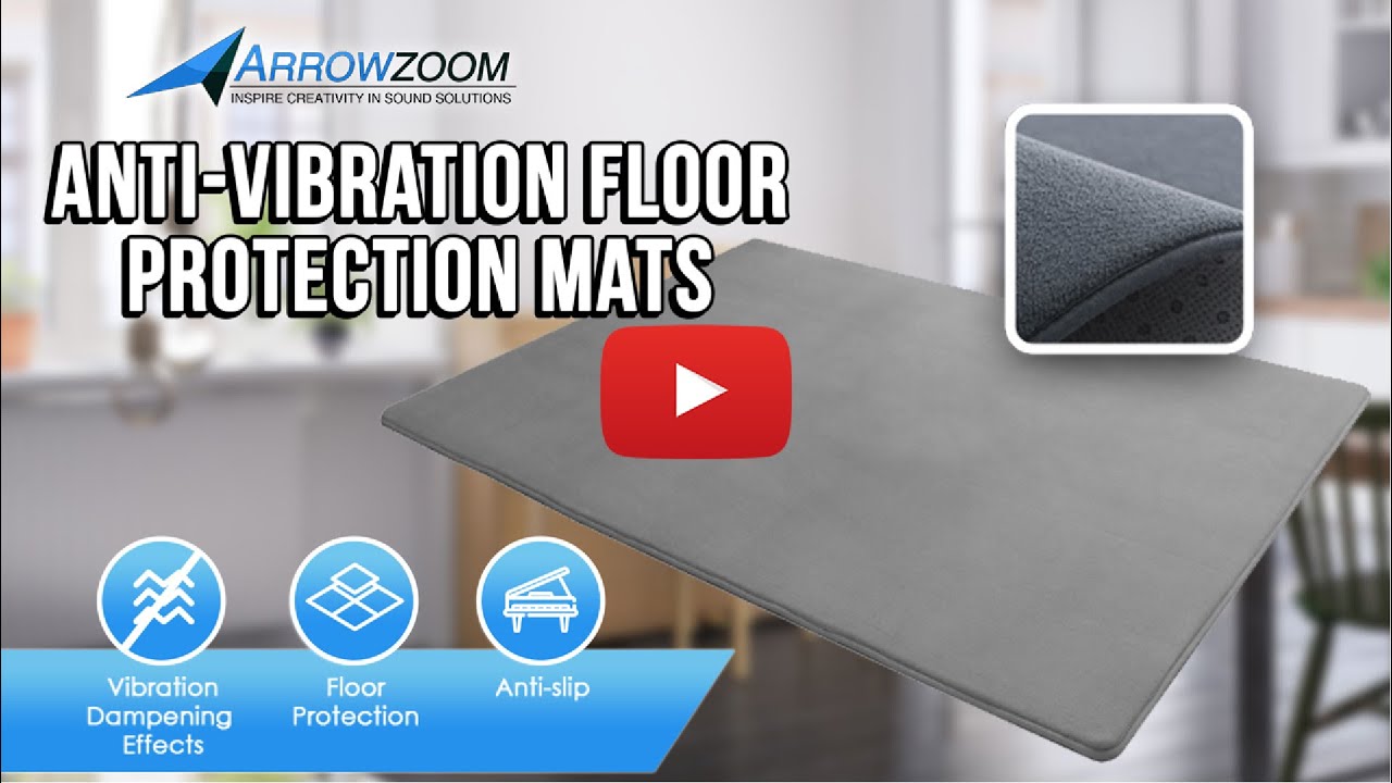 Arrowzoom Non-Slip Soundproof Floor Tiles, Rug Pad - KK1282