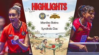 Manika Batra vs Syndrela Das | Butterfly UTT Season 7 | Tie 7 Match 2 - Highlights
